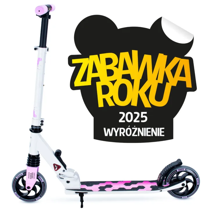 Hulajnoga Sonic bervee – wyróżniona w konkursie Zabawka Roku 2025. Lekka, składana, z amortyzatorem, hulajnoga dla dzieci 5+ (wzrost 100-160 cm).