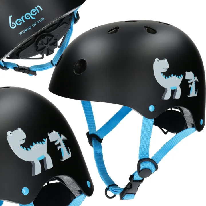 Kask NINO bervee XS/S – czarno-niebieski – zdjęcie 1