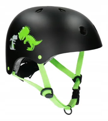 Kask NINO bervee XS/S – czarno-zielony – zdjęcie 4